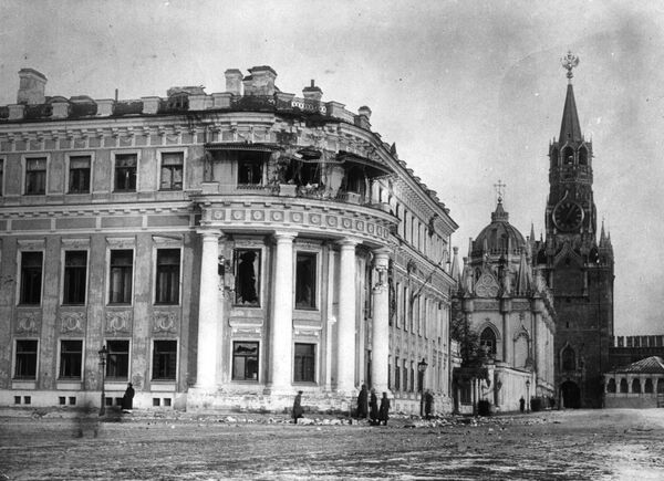 ثورة أكتوبر عام 1917 - آثار تدمير لقصر نيكولاي الثاني بموسكو - سبوتنيك عربي