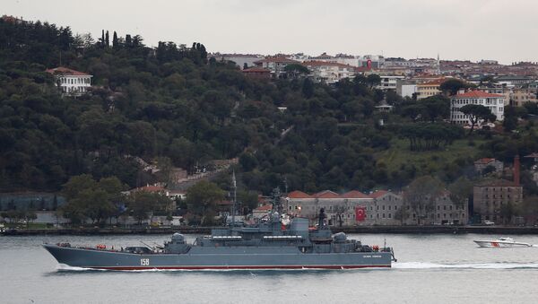 سفينة روسية حربية في البحر الأسود - سبوتنيك عربي