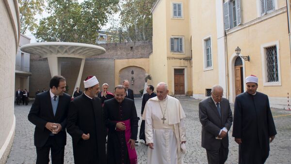 البابا فرانسيس وشيخ الأزهر - سبوتنيك عربي