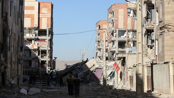 زلزال في كرمانشاه، إيران 12 نوفمبر/ تشرين الثاني 2017 - سبوتنيك عربي
