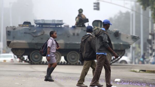 الوضع في هراري، زيمبابوي 14 نوفمبر/ تشرين الثاني 2017 - سبوتنيك عربي