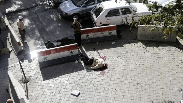 مكان سقوط قذاوف هاون في دمشق (صورة أرشيفية) - سبوتنيك عربي