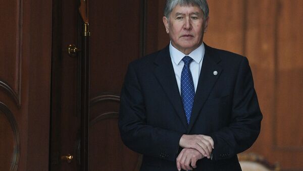 الرئيس القيرغيزستاني، ألمازبيك أتامباييف، - سبوتنيك عربي