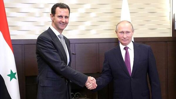 الرئيس الروسي فلاديمير بوتين و الرئيس السوري بشار الأسد - سبوتنيك عربي