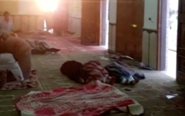 ضحايا الهجوم الإرهابي على المسجد في مصر - سبوتنيك عربي