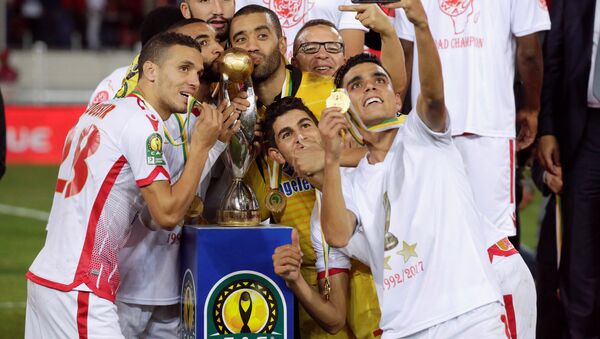 الوداد المغربي بعد فوزه بدوري أبطال أفريقيا - سبوتنيك عربي