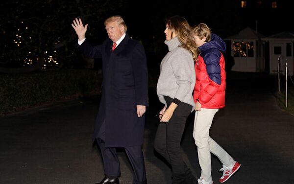 ترامب وعائلته يعودون إلى البيت الأبيض - سبوتنيك عربي