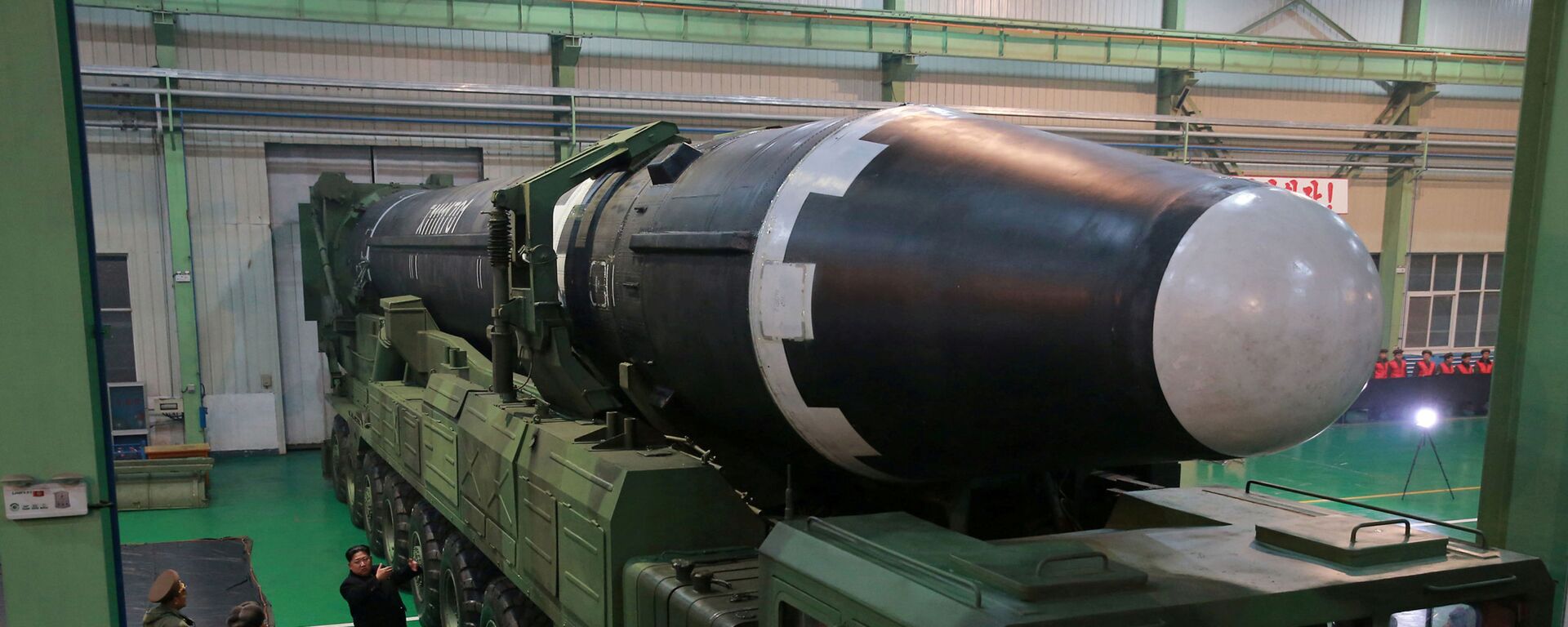 اطلاق صاروخ باليستي - بيونغ يانغ - كوريا الشمالية 29 نوفمبر/ تشرين الثاني 2017 - سبوتنيك عربي, 1920, 05.01.2022