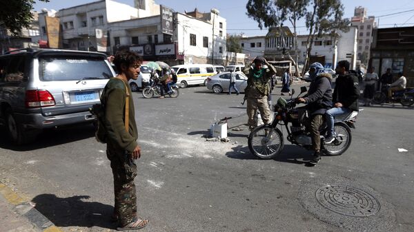 الوضع بعد مقتل الرئيس اليمني السابق علي عبدالله صالح في صنعاء، اليمن 4 ديسمبر/ كانون الأول 2017 - سبوتنيك عربي