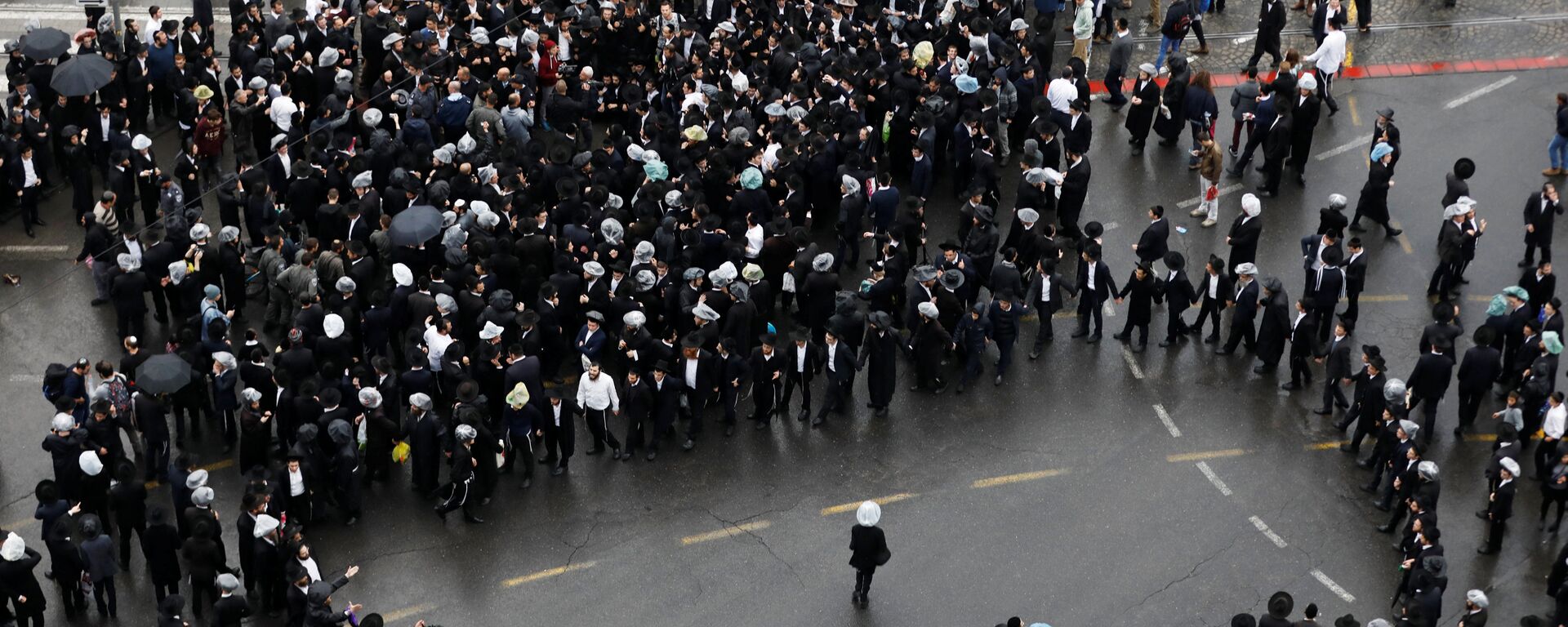 رجال اليهود المتشددين يحتجون في مظاهرة ضد التجنيد الاجباري في القدس، 26 نوفمبر/ تشرين الثاني 2017 - سبوتنيك عربي, 1920, 06.03.2022