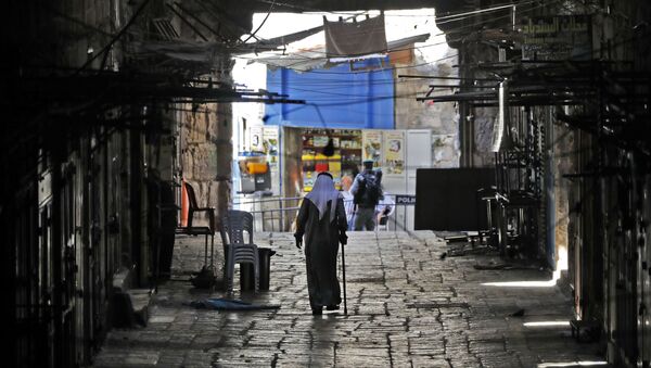 مدينة القدس القديمة، 28 يوليو/ تموز 2017 - سبوتنيك عربي