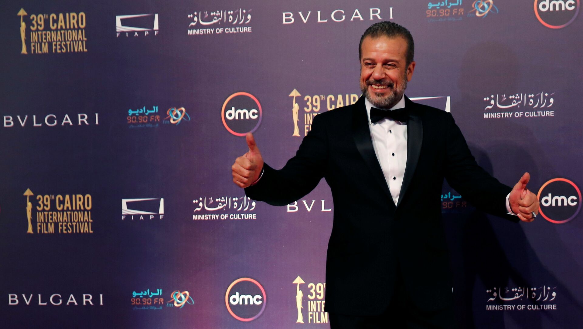  الممثل المصري شريف منير خلال مهرجان القاهرة السينمائي الـ 39، مصر 21 نوفمبر/ كانون الأول 2017 - سبوتنيك عربي, 1920, 05.04.2021