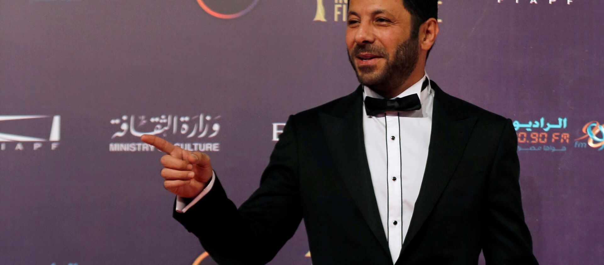  الممثل المصري إياد نصار خلال مهرجان القاهرة السينمائي الـ 39، مصر 21 نوفمبر/ كانون الأول 2017 - سبوتنيك عربي, 1920, 05.01.2021