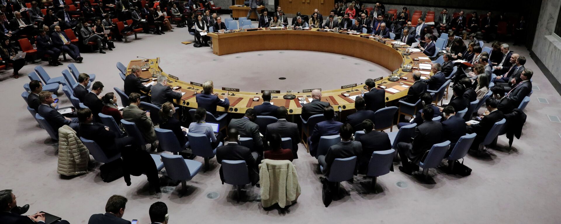 مجلس الأمن الدولي للأمم المتحدة، نيويورك، الولايات المتحدة 29 نوفمبر/ تشرين الثاني 2017 - سبوتنيك عربي, 1920, 24.11.2021
