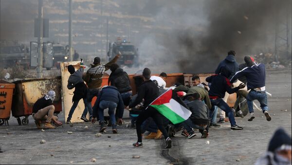 الضفة الغربية، القدس، فلسطين، اشتباكات الفلسطينيين والشرطة الإسرائيلية - سبوتنيك عربي