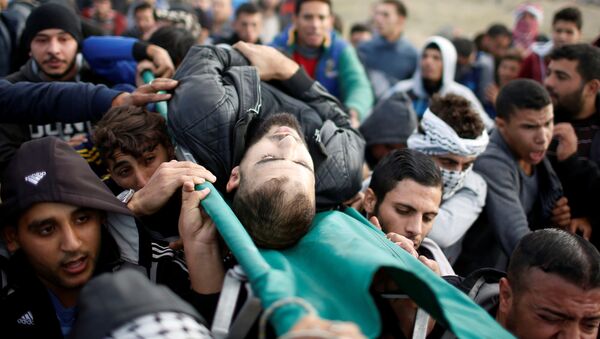 إصابات بين الفلسطينيين في غزة - سبوتنيك عربي
