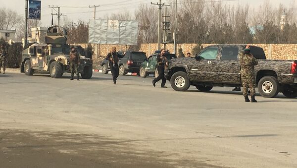 الوضع بعد الهجوم على مركز التدريب الاستخباراتي الأفغاني في كابول، أفغانستان - سبوتنيك عربي