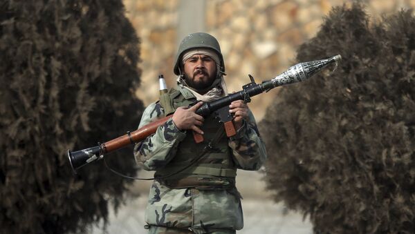 الوضع بعد الهجوم على مركز التدريب الاستخباراتي الأفغاني في كابول، أفغانستان 18 ديسمبر/ كانون الأول 2017 - سبوتنيك عربي