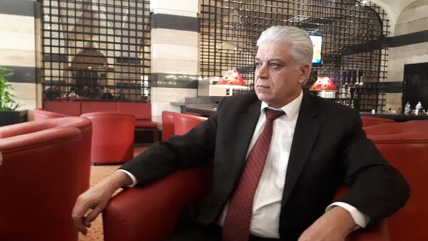 المدير العام للمؤسسة العامة للخطوط الحديدية السورية، الدكتور نجيب فارس - سبوتنيك عربي