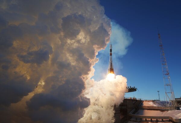 إطلاق المركبة الفضائية سويوز-أم أس-07 وعلى متنها طاقم جديد إلى محطة الفضاء الدولية - سبوتنيك عربي