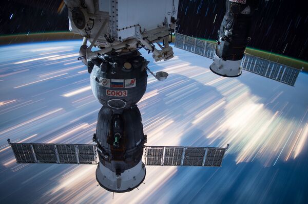 المركبتان الفضائيتان الروسية سويوز والأمريكية بروغريس، والالتحام مع محطة الفضاء الدولية - سبوتنيك عربي