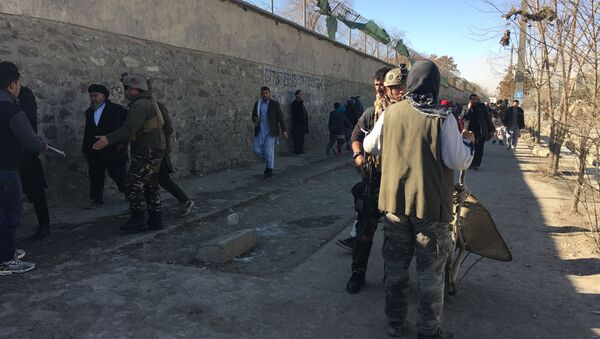مكان تفجير في كابل، 28 ديسمبر 2017 - سبوتنيك عربي