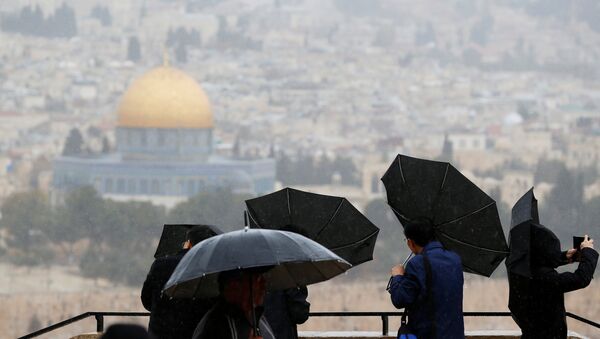 أمطار القدس - سبوتنيك عربي
