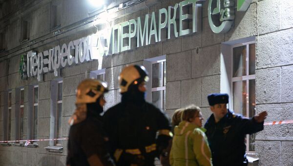 Explosion at Perekryostok store in St. Petersburg - سبوتنيك عربي
