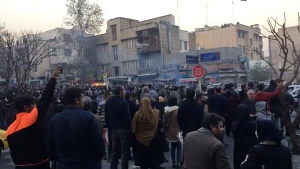 الاحتجاجات في إيران - سبوتنيك عربي
