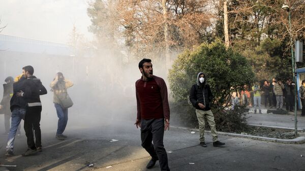 الاحتجاجات في إيران - سبوتنيك عربي