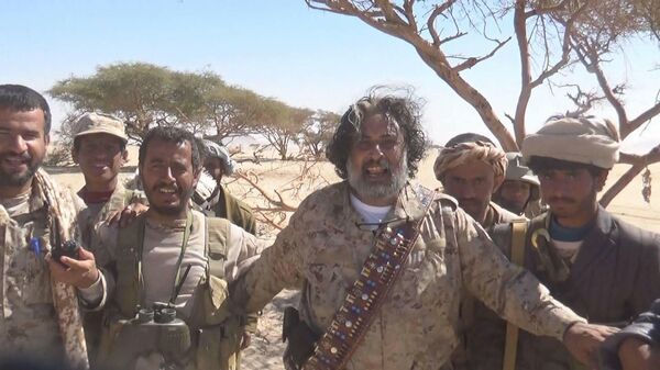 اللواء أمين العكيمي محافظ الجوف اليمنية  - سبوتنيك عربي