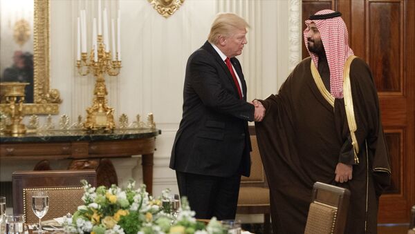 الأمير محمد بن سلمان والرئيس الأمريكي دونالد ترامب - سبوتنيك عربي