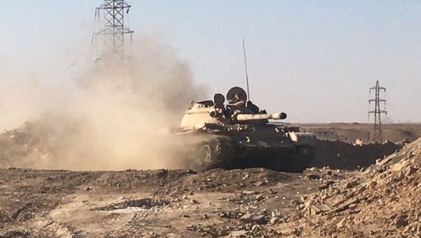 مشهد معركة دير الزور في سوريا - سبوتنيك عربي