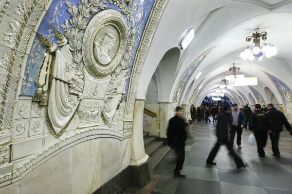 مترو تاغانسكايا لخط مترو الأنفاق الدائري في موسكو - سبوتنيك عربي