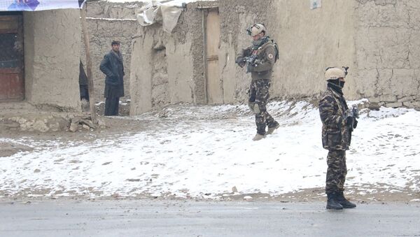هجوم استهدف ثكنة للجيش الأفغاني بالقرب من الأكاديمية العسكرية في كابول، أفغانستان 29 يناير/ كانون الثاني 2018 - سبوتنيك عربي