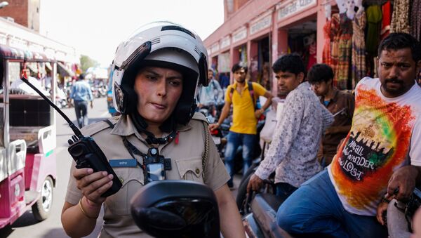 شرطية هندية في جايبور في الهند - سبوتنيك عربي