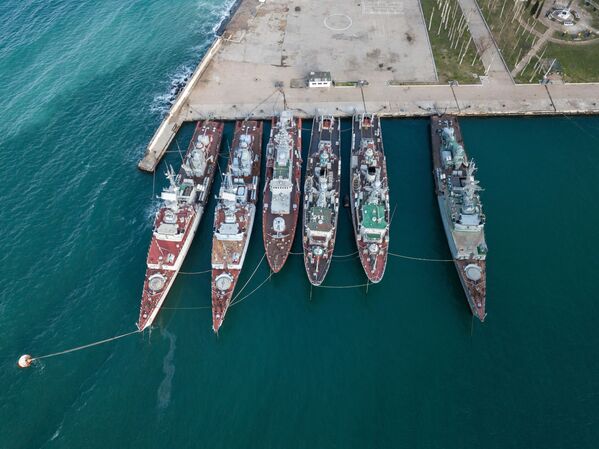 السفن الحربية الأوكرانية في القرم، روسيا - سبوتنيك عربي