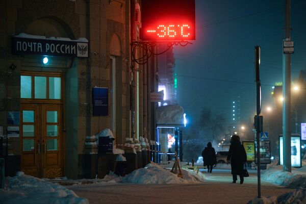 درجة الحرارة في نوفوسيبيرسك وصلت إلى 36 تحت الصفر - سبوتنيك عربي