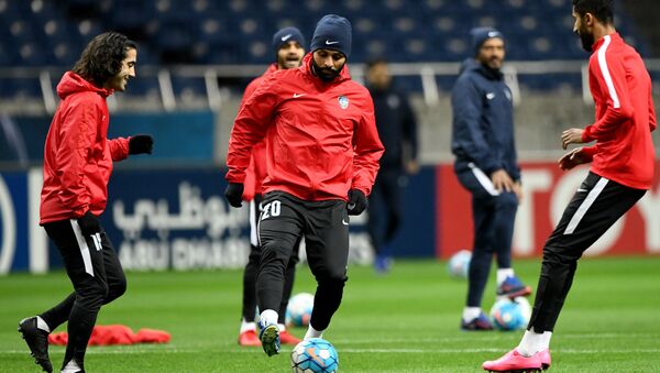 تدريبات نادي الهلال السعودي - سبوتنيك عربي