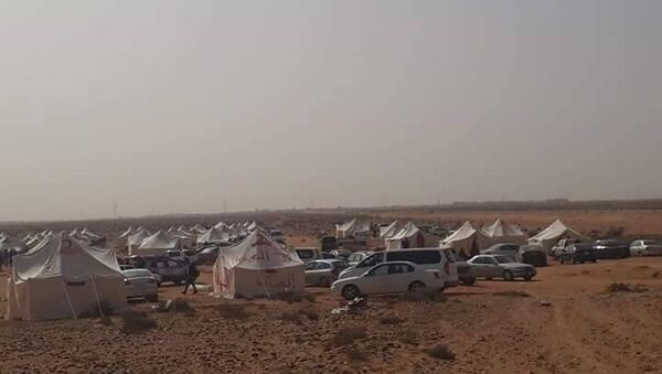 مخيم قرارة القطف لمهجري تاورغاء - سبوتنيك عربي