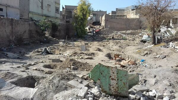 مقبرة فوق أخرى لليهود سحقها داعش في الموصل - سبوتنيك عربي
