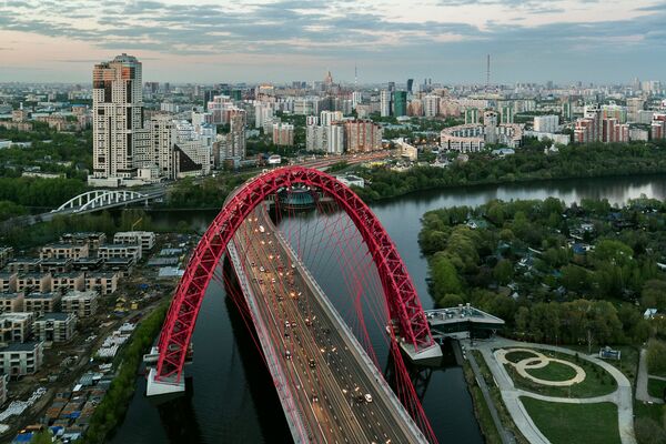 جسر جيفوبيسني (فني) في موسكو - سبوتنيك عربي