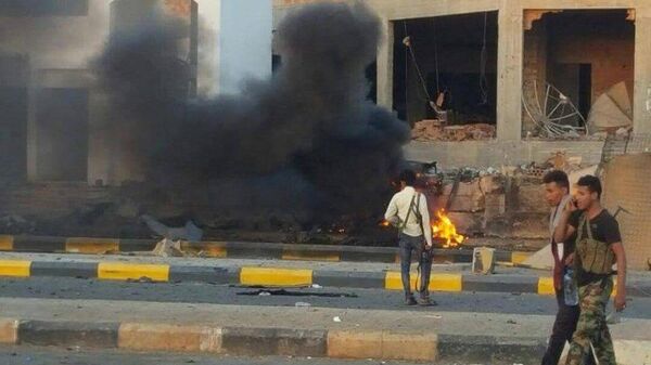 تفجير مقر مكافحة الإرهاب في عدن - سبوتنيك عربي