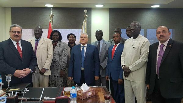 وفد جنوب السودان في الهيئة الوطنية للانتخابات المصرية - سبوتنيك عربي