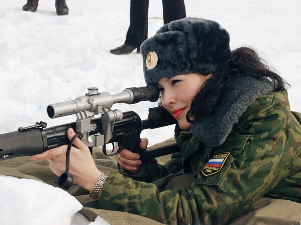قناصة روسية في الجيش الروسي - سبوتنيك عربي