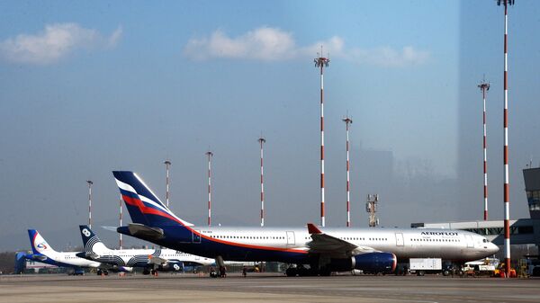 طائرات شركة أيروفلوت الروسية في مطار فلاديفوستوك - سبوتنيك عربي