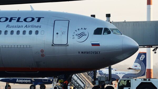 طائرات شركة أيروفلوت الروسية في مطار فلاديفوستوك - سبوتنيك عربي