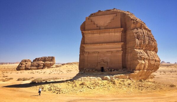 القصر الفريد في مدائن صالح، أكبر مقبرة أثرية غربي المملكة العربية السعودية - سبوتنيك عربي