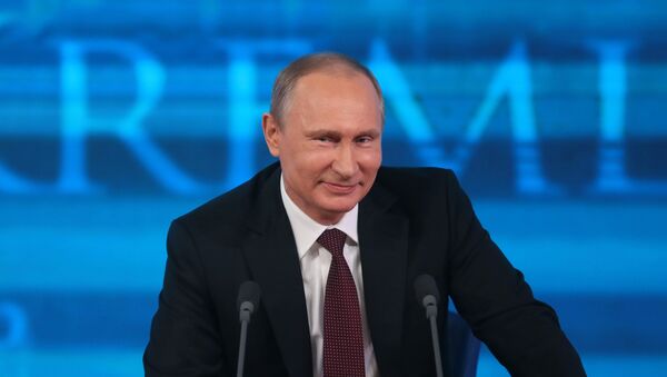 المرشح للرئاسة الروسية فلاديمير بوتين - سبوتنيك عربي