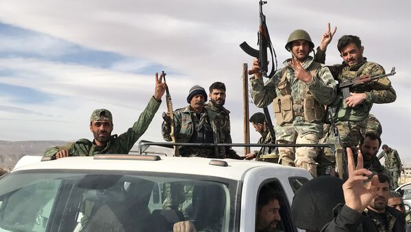 القوات السورية في الغوطة الشرقية، سوريا - سبوتنيك عربي
